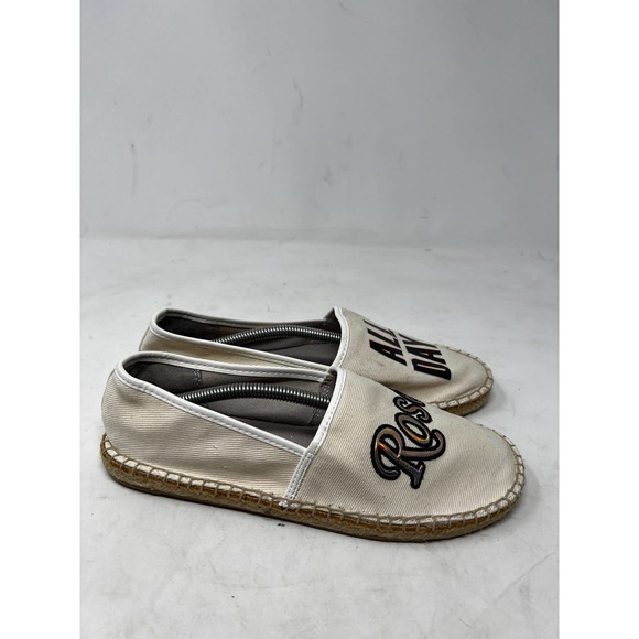 Rose All‎ Day Circus by Sam Edelman Women's Espadrille Shoes White Size 8 - Picture 5 of 8